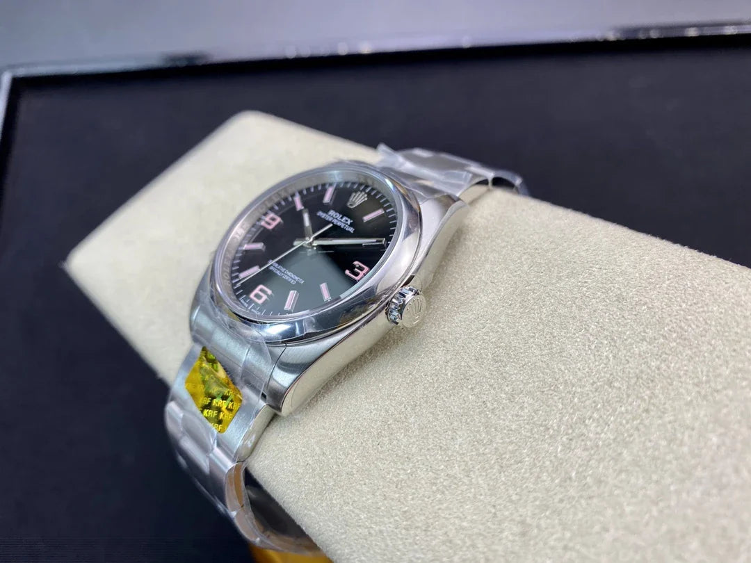 Oyster Perpetual 36 116000 KRF 1:1 Best Edition Black/Pink Dial on SS Bracelet VR3130