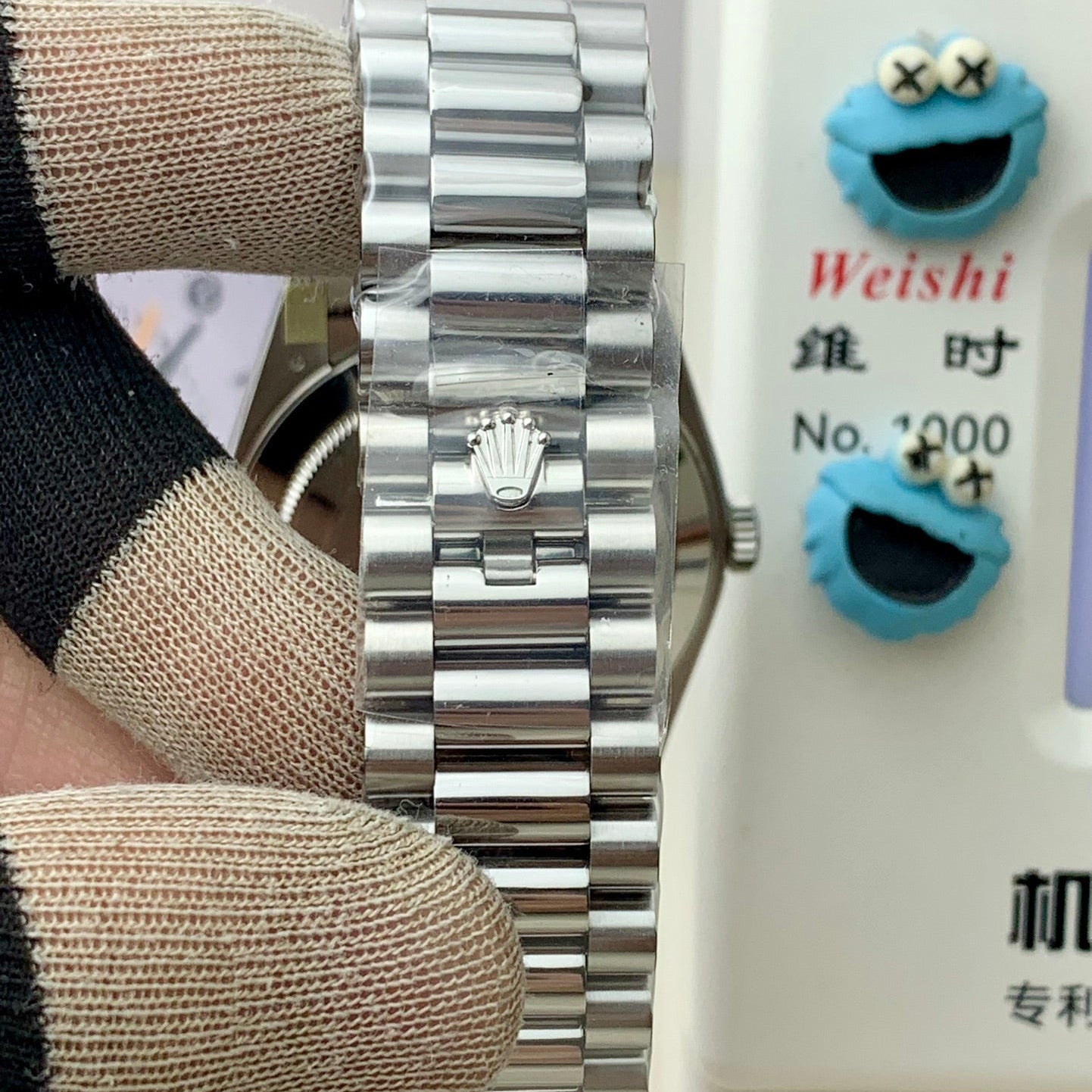 DayDate 40 228239 VSF 1:1 Best Edition Green Roman Dial on President Bracelet VS3255 V2