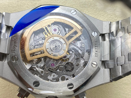 Royal Oak Chrono 26240 SS APSF 1:1 Best Edition Black Dial on SS Bracelet SA4401 Super Clone V2 (Free Sprung)