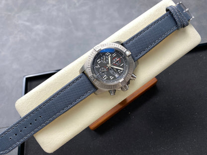 Avenger Chrono Titanium TF 1:1 Best Edition Gray Dial on Gray Nylon Strap A7750 V2