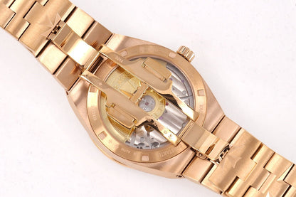 Overseas 4520V RG V2 ZF 1:1 Best Edition Silver Dial On RG Bracelet Super Clone A5100