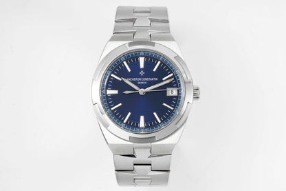 Overseas 4500V SS ZF 1:1 Best Edition Blue Dial On SS Bracelet Asian Super Clone 5100 V2
