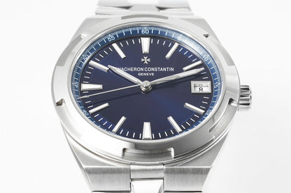 Overseas 4500V SS ZF 1:1 Best Edition Blue Dial On SS Bracelet Asian Super Clone 5100 V2