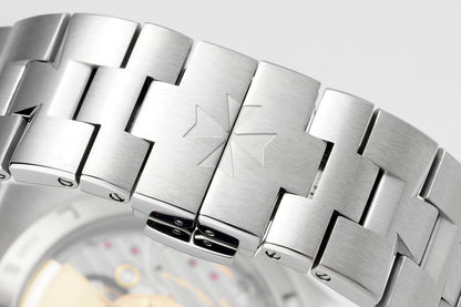 Overseas 4500V SS ZF 1:1 Best Edition Silver Dial On SS Bracelet Asian Super Clone 5100 V2