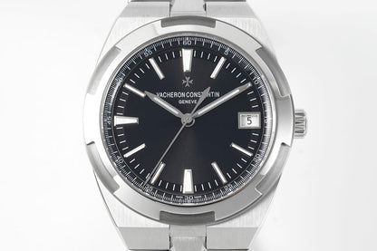 Overseas 4500V SS ZF 1:1 Best Edition Black Dial On SS Bracelet Asian Super Clone 5100 V2