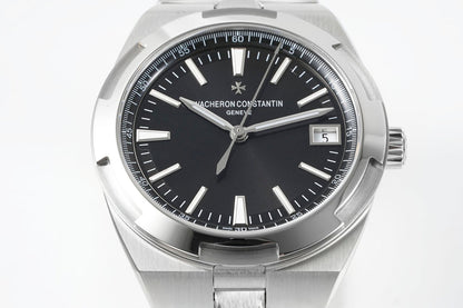 Overseas 4500V SS ZF 1:1 Best Edition Black Dial On SS Bracelet Asian Super Clone 5100 V2