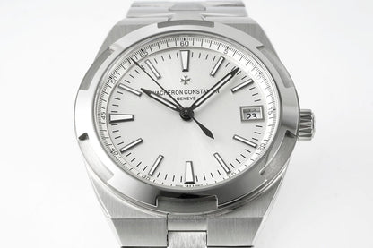 Overseas 4500V SS ZF 1:1 Best Edition Silver Dial On SS Bracelet Asian Super Clone 5100 V2