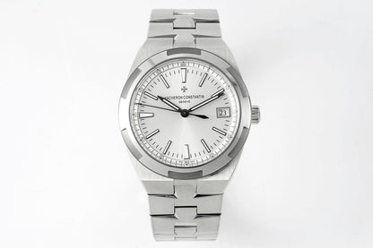 Overseas 4500V SS ZF 1:1 Best Edition Silver Dial On SS Bracelet Asian Super Clone 5100 V2