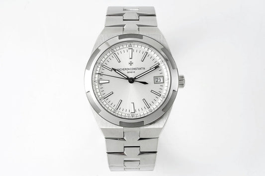 Overseas 4500V SS ZF 1:1 Best Edition Silver Dial On SS Bracelet Asian Super Clone 5100 V2