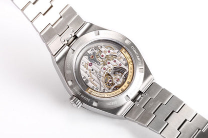 Overseas Tourbillon SS BBS Best Edition Blue Dial on SS Bracelet