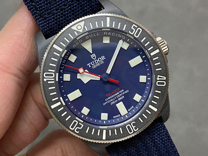 Pelagos FXD m25707kn M+F 1:1 Best Edition Blue Dial on Nylon Strap 8N24