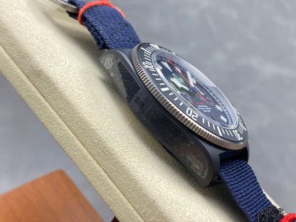 Pelagos FXD Chrono m25807kn M+F 1:1 Best Edition on Blue Nylon Strap A7750