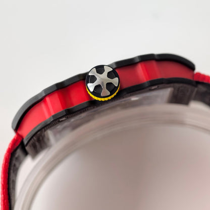 Umi Maker's RM67-02 Black NTPT Alexander Black/Red/Yellow Skeleton Dial on Nylon strap CRMA7 Clone V2
