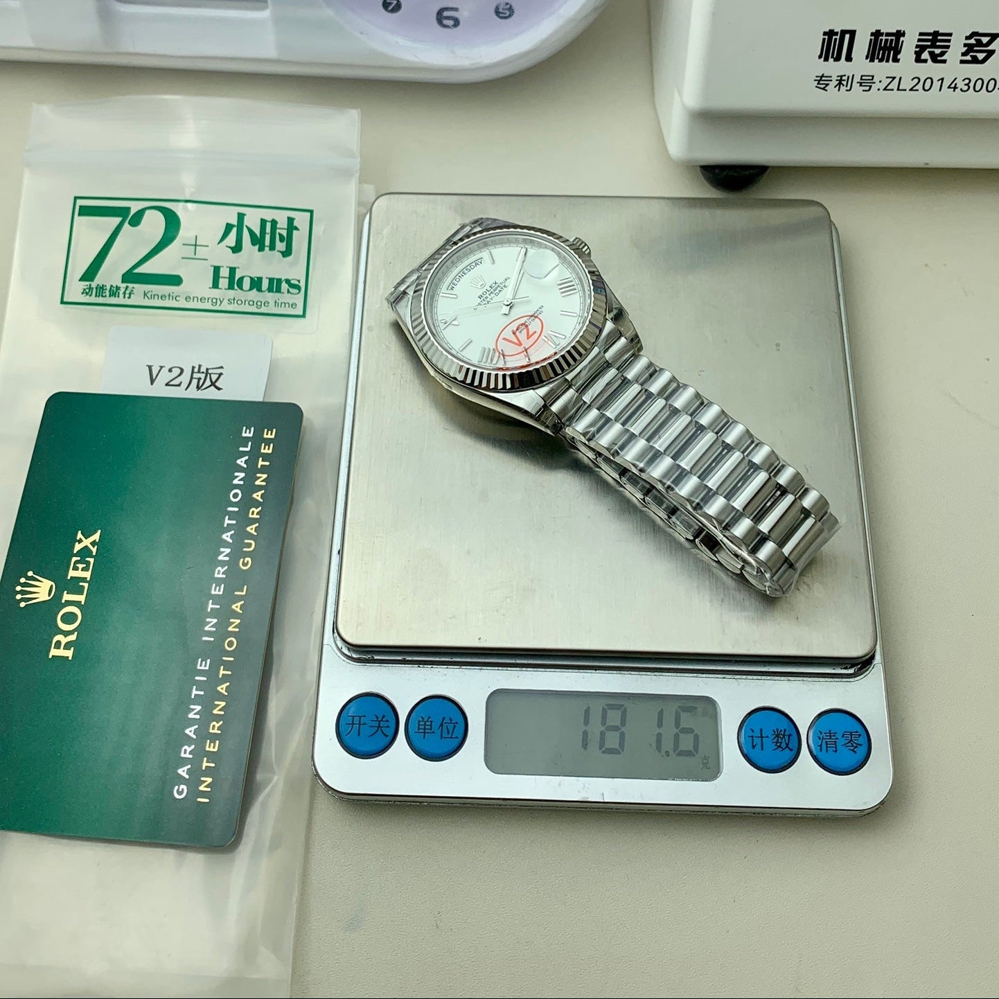 DayDate 40 228239 VSF 1:1 Best Edition White Roman Dial on President Bracelet VS3255 V2