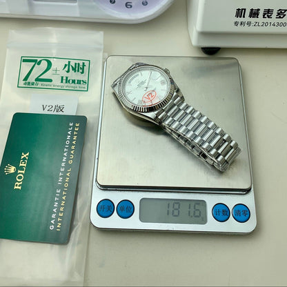 DayDate 40 228239 VSF 1:1 Best Edition White Roman Dial on President Bracelet VS3255 V2