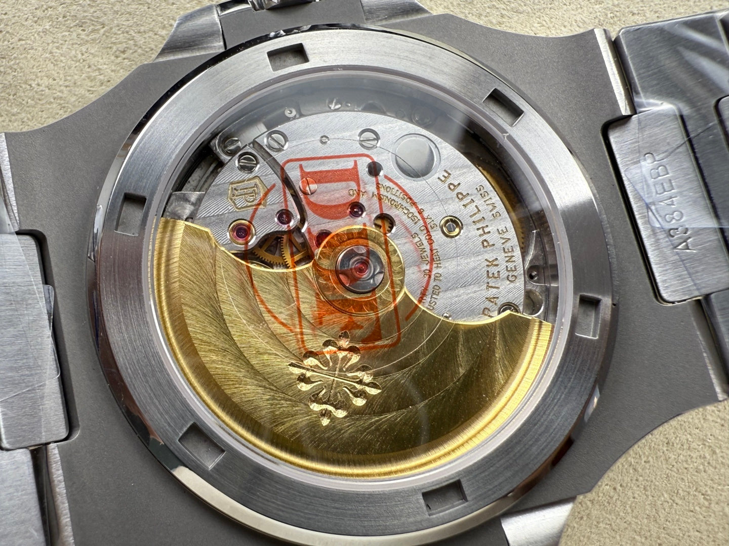 Nautilus 5711/1A SS DDF 1:1 Best Edition Green Textured Dial On SS Bracelet Super Clone DD330