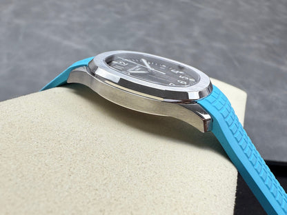 Aquanaut 5167 SS DDF 1:1 Best Edition Gray Dial On Blue Strap Super Clone DD330