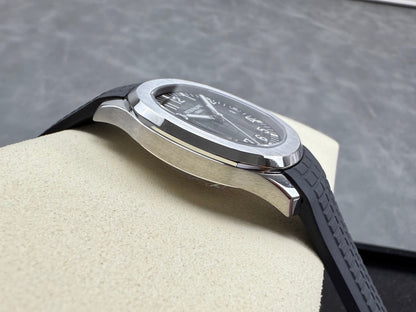 Aquanaut 5167 SS DDF 1:1 Best Edition Gray Dial On Black Strap Super Clone DD330
