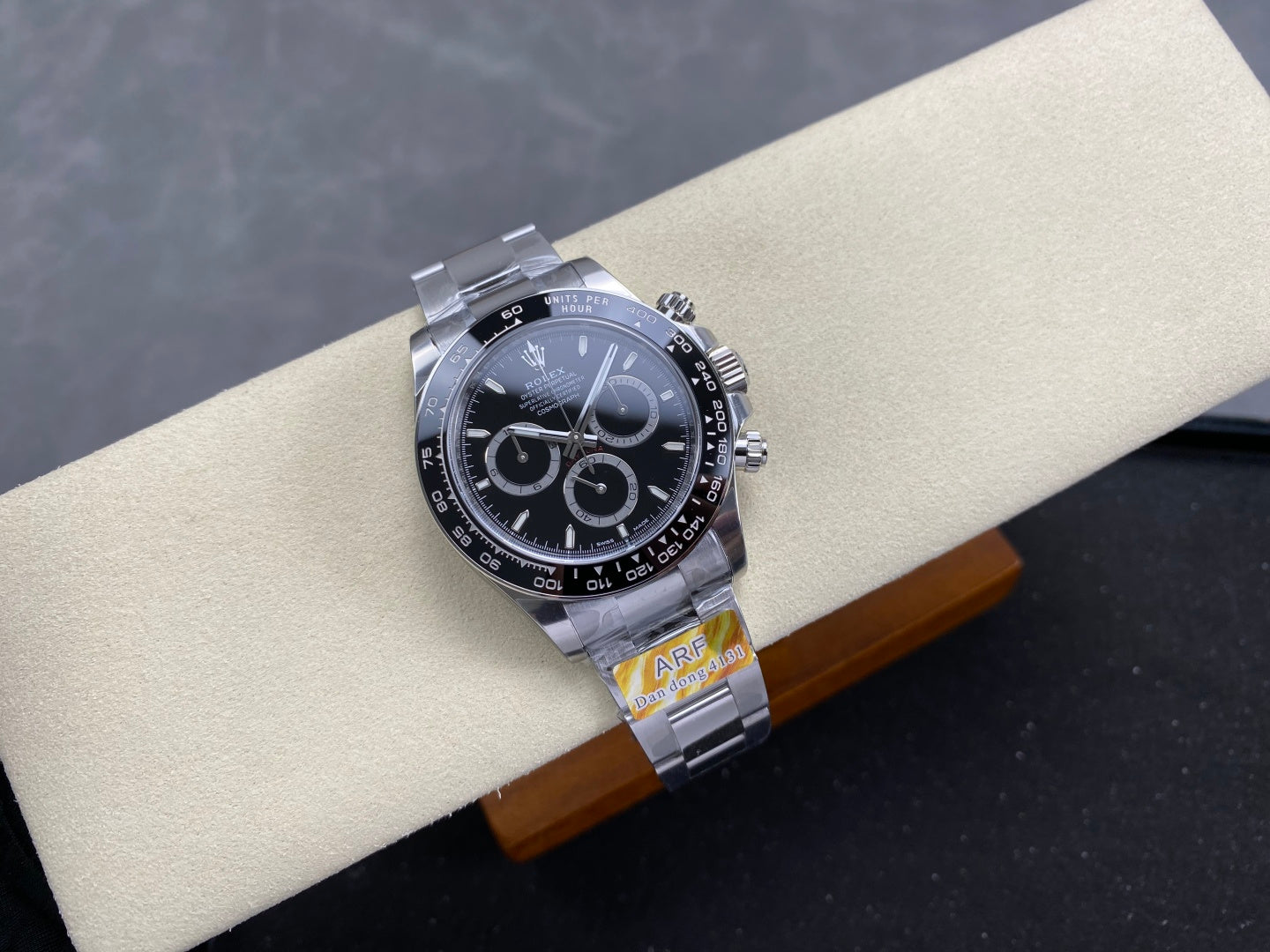 Daytona 126500 ARF 1:1 Best Edition Black Dial on SS Bracelet Strap DD4131