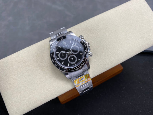 Daytona 126500 ARF 1:1 Best Edition Black Dial on SS Bracelet Strap DD4131