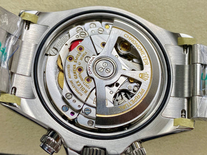Daytona 126500 UFO 1:1 Best Edition 904L Steel Black Dial on SS Braclet UF4131 (Free Sprung)