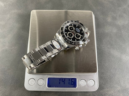 Daytona 126500 UFO 1:1 Best Edition 904L Steel Black Dial on SS Braclet UF4131 (Free Sprung)