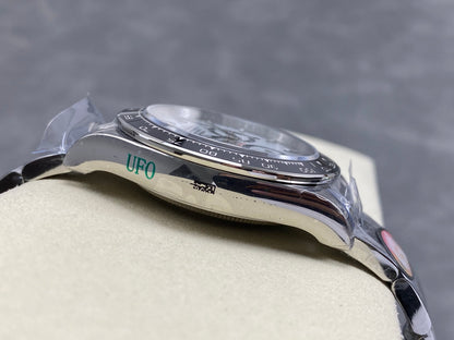Daytona 126500 UFO 1:1 Best Edition 904L Steel White Dial on SS Braclet UF4131 (Free Sprung)