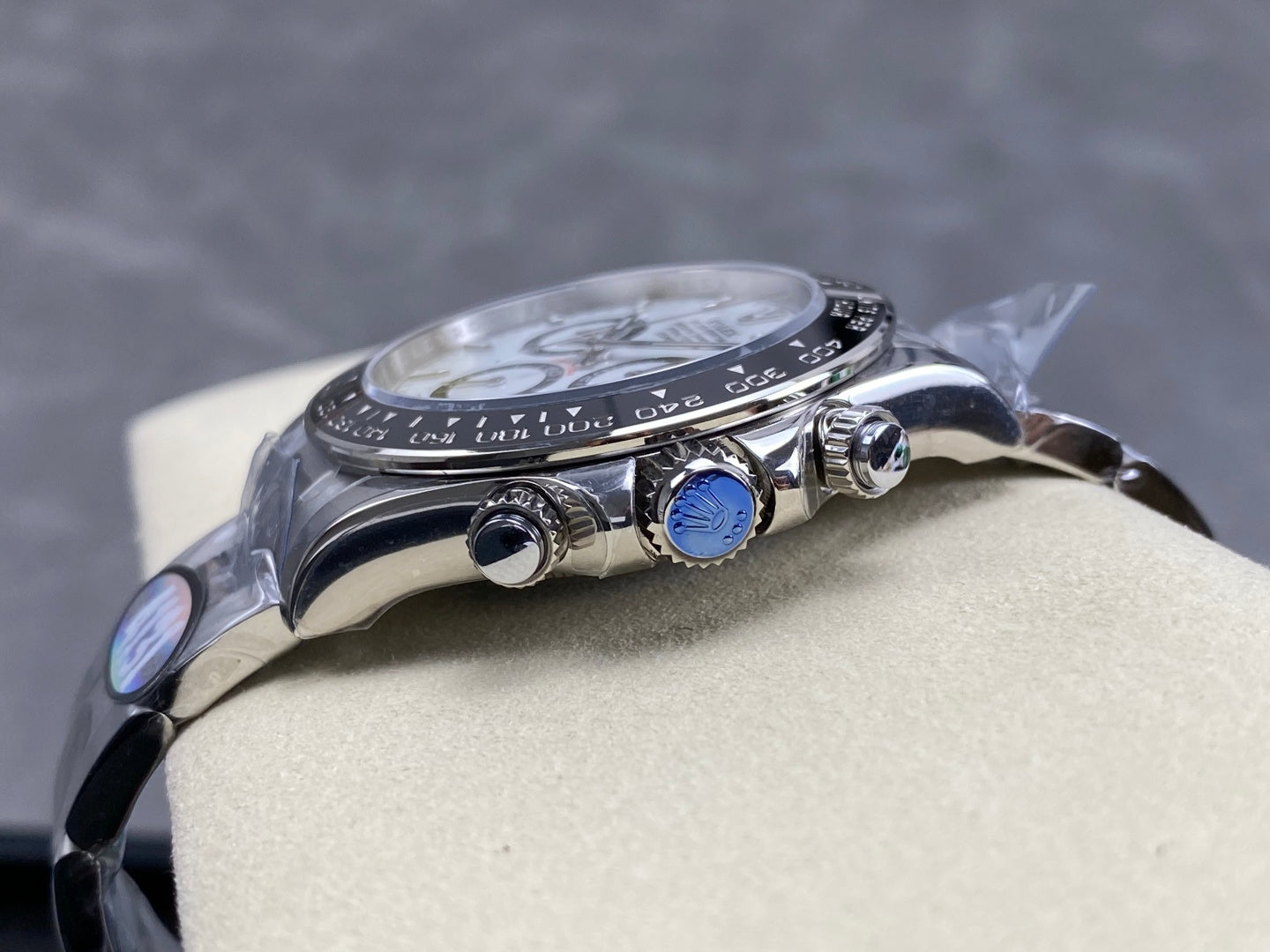 Daytona 126500 UFO 1:1 Best Edition 904L Steel White Dial on SS Braclet UF4131 (Free Sprung)