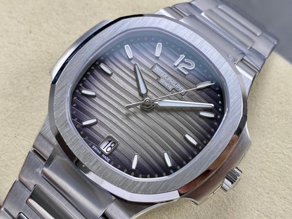 Nautilus 7118 Ladies SS DDF 1:1 Best Edition Gray Dial On SS Bracelet Super Clone DD324