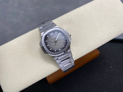 Nautilus 7118 Ladies SS DDF 1:1 Best Edition Gray Dial On SS Bracelet Super Clone DD324