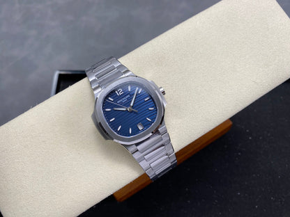 Nautilus 7118 Ladies SS DDF 1:1 Best Edition Blue Dial On SS Bracelet Super Clone DD324