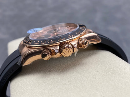 Daytona 126515 UFO 1:1 Best Edition RG/Black Dial on Oysterflex Strap UF4131 (Free Sprung)
