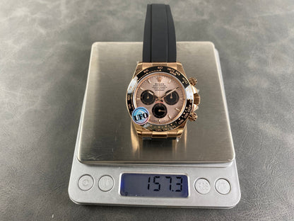 Daytona 126515 UFO 1:1 Best Edition RG/Black Dial on Oysterflex Strap UF4131 (Free Sprung)
