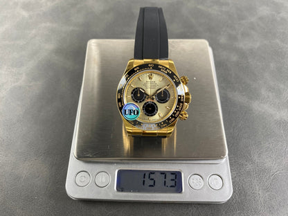 Daytona 126518 UFO 1:1 Best Edition YG Dial on Oysterflex Strap UF4131 (Free Sprung)