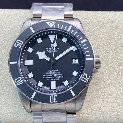 Pelagos ZF 1:1 Best Edition Black Dial on Titanium Bracelet A2824 V5