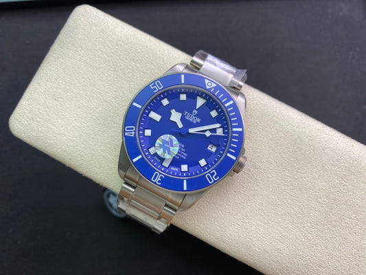Pelagos Blue ZF 1:1 Best Edition Blue Dial on Titanium Bracelet A2824 V5