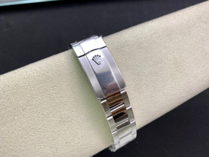 DateJust 41 126334 Clean 1:1 Best Edition 904L Steel Gray Dial Green Roman on Oyster Bracelet DD3235