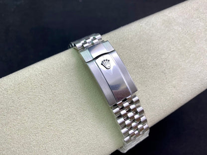 DateJust 41 126334 Clean 1:1 Best Edition 904L Steel Silver Stick Dial on Jubilee Bracelet DD3235