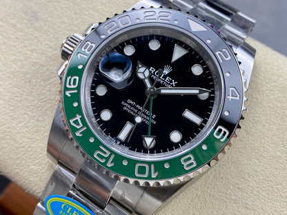 GMT-Master II 1126720 VTNR Black/Green Ceramic Clean Factory 1:1 Best Edition on Oyster Bracelet DD3285 CHS V3