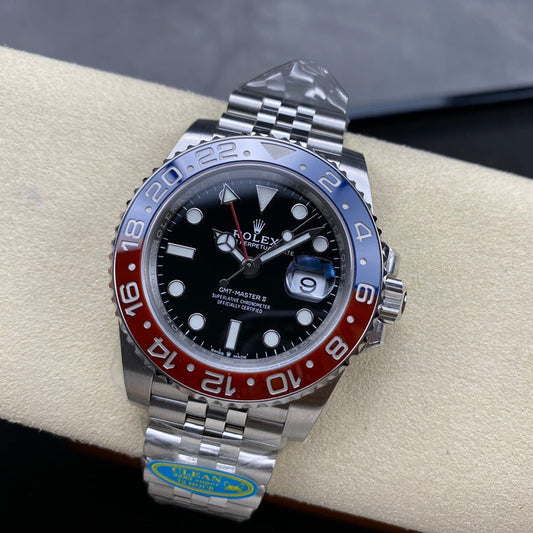 GMT-Master II 126710 BLRO Blue/Red Ceramic Clean Factory 1:1 Best Edition on Jubilee Bracelet DD3285 CHS V3