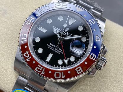 GMT-Master II 126710 BLRO Blue/Red Ceramic Clean Factory 1:1 Best Edition on Oyster Bracelet DD3285 CHS V3