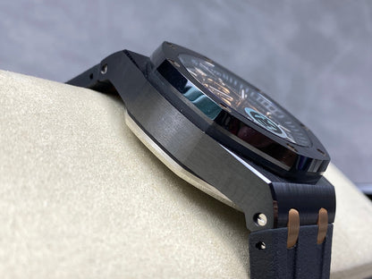 Royal Oak Offshore 44mm Black Ceramic TKF 1:1 Best Edition Black/RG Dial on Black Rubber Strap A3126