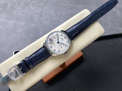 Portugieser Automatic 42mm SS APSF 1:1 Best Edition White Dial Blue Marker on Blue Leather Strap A52010