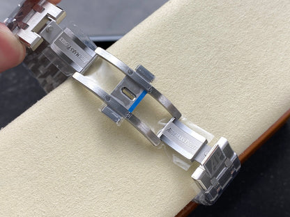 Royal Oak 15500 SS APSF 1:1 Best Edition Gray Dial on SS Bracelet SA4302 Super Clone V2 (SW Dial)